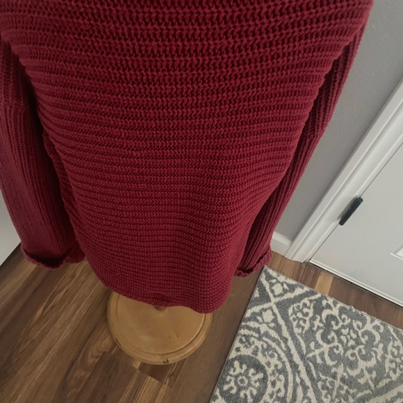 Vintage two one two- chunky yred cable knit oversized sweater OS - Picture 5 of 11